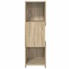 vidaXL Mobile angolare Rovere Sonoma 30,5x30x95cm Legno multistrato