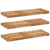 vidaXL Mensole da Parete 3 pz 100x30x4 cm Legno Acacia Rifinito a Olio