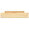 vidaXL Giroletto con 4 Cassetti in Legno Massello di Pino 140x200 cm