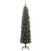 vidaXL Albero di Natale artificiale con 300 LED Verde 180 cm