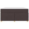 vidaXL Struttura del letto Marrone Scuro 160 x 200 cm Tessuto