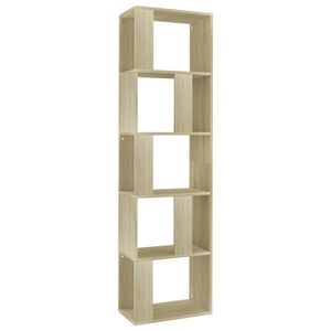 vidaXL Libreria/Divisorio Rovere Sonoma 45x24x159 cm Legno Multistrato
