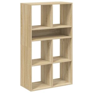 vidaXL Libreria Rovere Sonoma 66x31x112 cm in Legno Multistrato