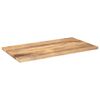 vidaXL Piano per Tavolo 100x50x3,8cm Rettangolare Legno Massello Mango