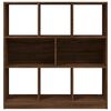 vidaXL Libreria Rovere Marrone 97,5x29,5x100 cm in Legno Multistrato