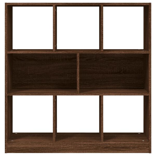 vidaXL Libreria Rovere Marrone 97,5x29,5x100 cm in Legno Multistrato
