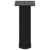 vidaXL Gambe per Tavolino da Caff&egrave; 4 pz Nere 42-44 cm Acciaio