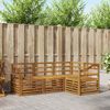 vidaXL Set divani 4 pcs Naturale Legno di Acacia Massello