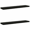 vidaXL Cuscini per Panchina a 2 Pezzi VUGHT 2 pz 100% Poliestere Nero