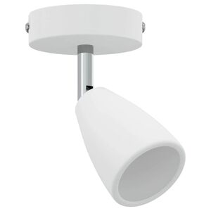 vidaXL Faretto da soffitto Bianco 8 x 8 x 14 cm Metallo