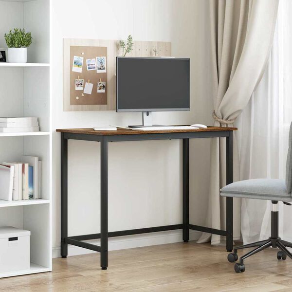 vidaXL tavolo Rovere fum&eacute; 80 x 50 x 76,5 cm