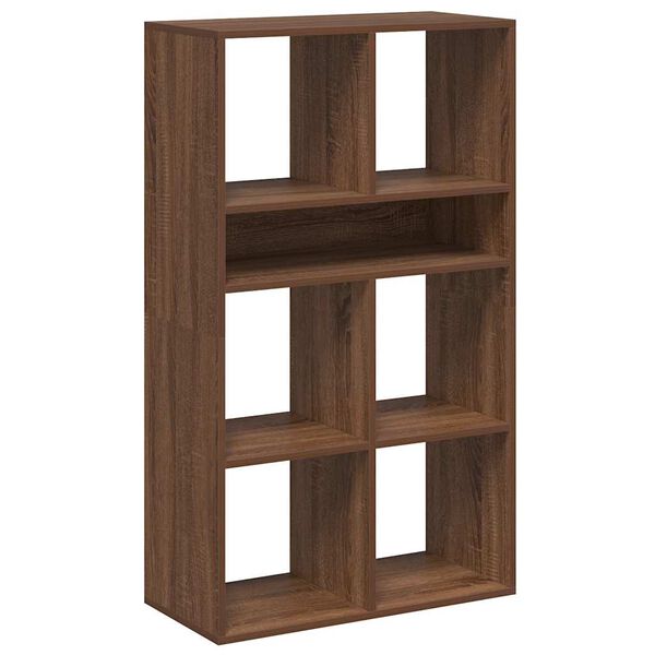 vidaXL Libreria Rovere Marrone 66x31x112 cm in Legno Multistrato