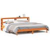 vidaXL Letto senza Materasso Marrone Cera 200x200 cm in Legno di Pino
