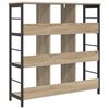 vidaXL Libreria Rovere Sonoma 102 x 32 x 104,5 cm Legno multistrato