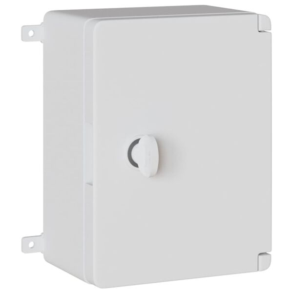 vidaXL Armadietto di Controllo Grigio 18 x 13 x 24 cm Plastica ABS