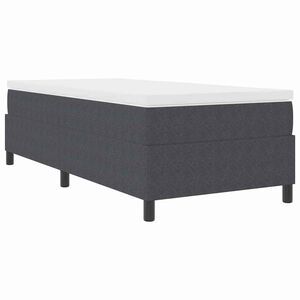 vidaXL Letto a molle Grigio Scuro e Bianco 80 x 200 cm