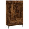 vidaXL Credenza Rovere Fumo 69,5x31x115 cm in Legno Multistrato