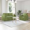 vidaXL Divano 2 pcs Verde chiaro 158 x 78 x 80 cm Velluto