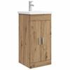 vidaXL Mobile da bagno con lavabo Rovere Artigianale 42 x 40 x 84,5 cm