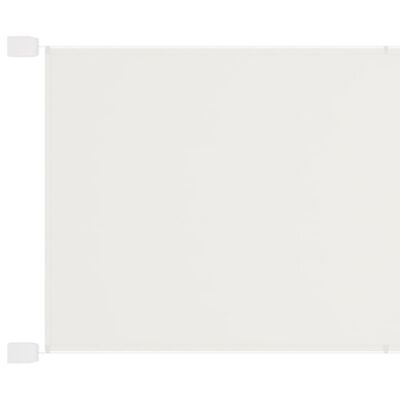 vidaXL Paravento Verticale Bianco 140x600 cm Tessuto Oxford