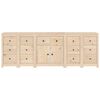 vidaXL Credenza 230x35x80 cm in Legno Massello di Pino