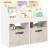 vidaXL Libreria per Bambini Bianco 72,5 x 29,5 x 69 cm