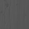 vidaXL Supporto per Monitor Grigio 81x20x30 cm Legno Massello di Pino