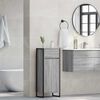 vidaXL Mobile da Bagno con cassetto Grigio Sonoma 40 x 30 x 100 cm