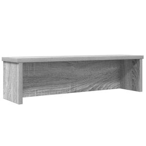 vidaXL Scaffale da Cucina Impilabile Grigio Sonoma 50x15x16 cm