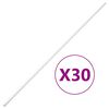 vidaXL Canalina per Cavi 20x10 mm 30 m in PVC