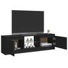 vidaXL Mobile Porta TV con Luci LED Nero 120x30x36 cm