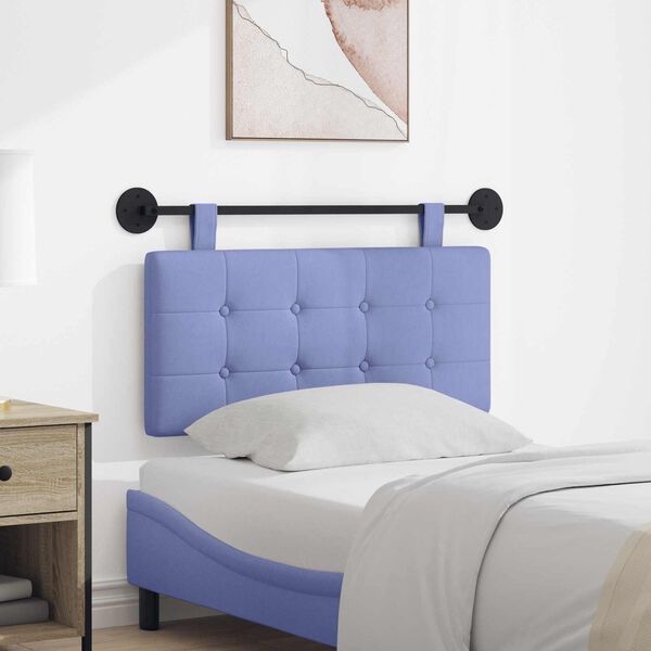 vidaXL Testata appesa Blu jeans 100 x 55 x 5 cm Tessuto