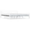 vidaXL Giroletto Bianco in Metallo 200x200 cm