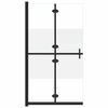 vidaXL Parete per Doccia Walk-in Pieghevole in Vetro ESG 100x190 cm