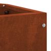 vidaXL Vaso d'angolo Ruggine 45 x 45 x 50 cm acciaio corten