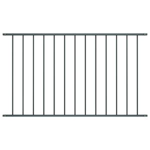 vidaXL Pannello di recinzione Woerden in acciaio verniciato a polvere 1,7x1 m antracite