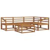 vidaXL Set di divani da esterno 5 pcs Naturale