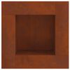 vidaXL Focolare Marrone 80 x 80 x 40 cm