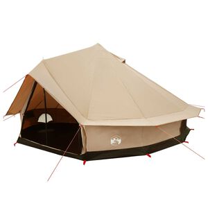 vidaXL Tenda Familiare 10 persona Crema Policotone