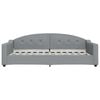 vidaXL Divano Letto con Letto Estraibile Grigio Chiaro 100x200 Tessuto