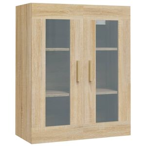 vidaXL Armadietto Pensile a Parete Rovere Sonoma 69,5x34x90 cm