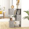 vidaXL Libreria/Divisorio Grigio Cemento 60x24x94 cm in Truciolato