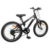 vidaXL Mountain Bike 24 Pollici 6-Velocit&agrave; per 8-12 anni Nero