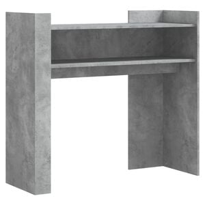 vidaXL Tavolino Consolle Grigio Cemento 100x35x90 cm in Multistrato