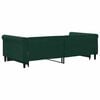 vidaXL Divano Letto con Letto Estraibile Verde Scuro 100x200cm Velluto