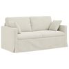 vidaXL Divano 2 pcs Crema 158 x 78 x 80 cm Velluto