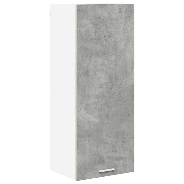 vidaXL Armadio pensile con porta Riga Grigio cemento 40 x 31 x 100 cm