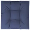 vidaXL Cuscino per Pallet Blu Marino 80x80x12 cm in Tessuto