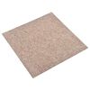 vidaXL Quadrotte di Moquette 20 pz 5 m&sup2; 50x50 cm Beige