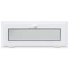 vidaXL Finestra Seminterrato RISOR 110x40 cm Tilt 3 Vetri Bianco